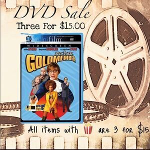 🍿3/$15 DVD Austin Powers Goldmember Mike Myers from Saturday Night Live Comedy